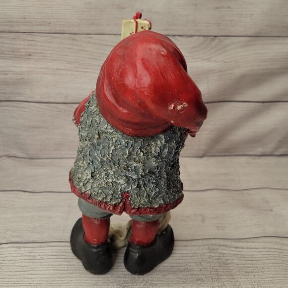 Santa With Stack of Packages Figurine 10" Tall - Picture 4 of 10